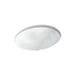 Kohler Sartorial Herringbone Caxton Oval Undermount bathroom sink