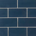 MSI Backsplash and Wall Tile Midnight Glass Subway Glass Tile 3