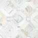 MSI Backsplash and Wall Tile Milano Silver Pattern Mosaic Tile 8mm