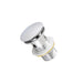Kube Bath Solid Brass Construction Pop-up Drain With Chrome Finish – With Overflow