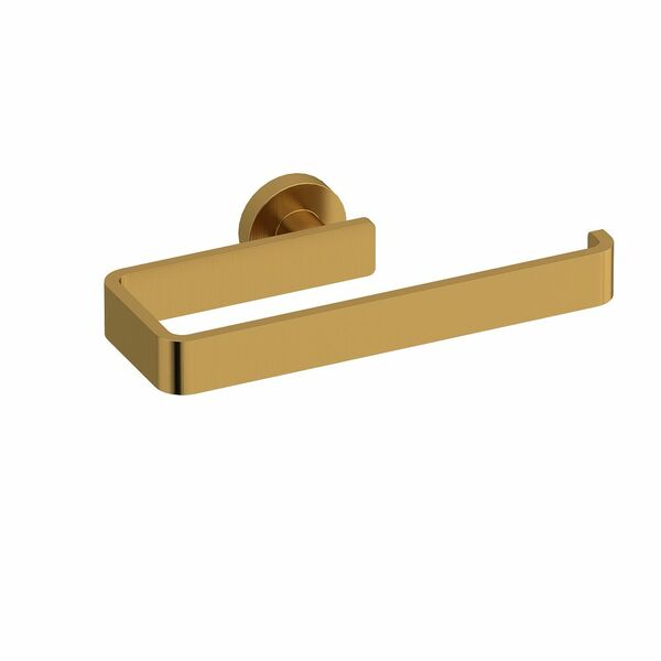 Riobel Paradox Modern Towel Ring- Brushed Gold