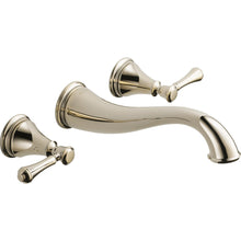 Delta Cassidy Two Handle Wall Mount Lavatory Faucet Trim
