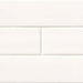 MSI Backsplash and Wall Tile White Glossy Subway Tile 4