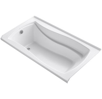 Kohler Mariposa 66" x 35-7/8" alcove bath with integral flange and left-hand drain -White