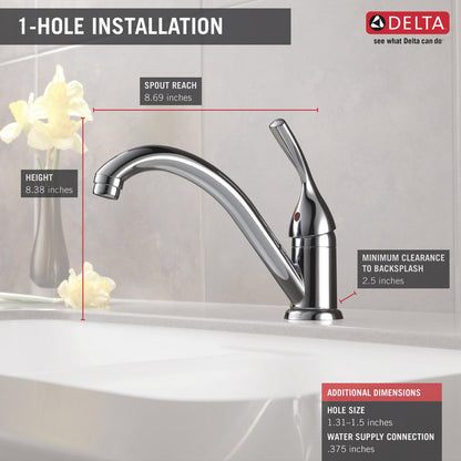 Delta Classic Single Handle Kitchen Faucet