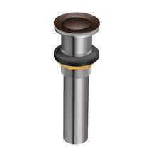 Moen Brushed Nickel Spring Loaded Push Button Bathroom Drain Assembly (With Overflow)