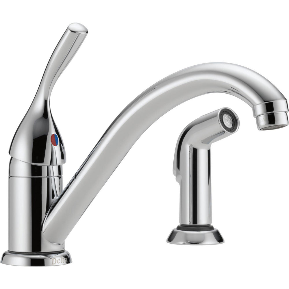 Delta Classic Single Handle Kitchen Faucet With Spray