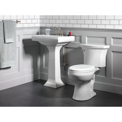 Delta Cassidy Two Handle Centerset Lavatory With Metal Pop-up