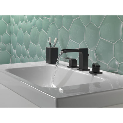 Delta Ara Two Handle Widespread Lavatory Faucet With Channel Spout