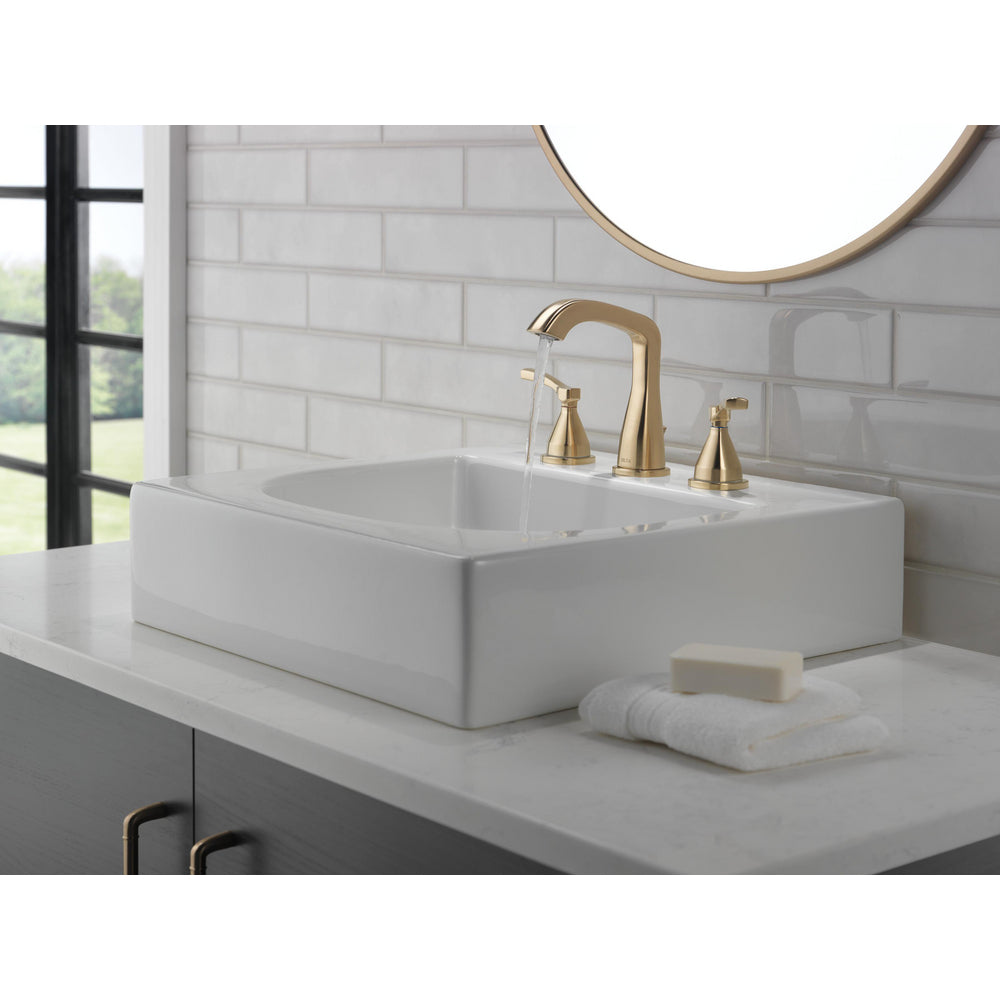 Delta STRYKE Widespread Two Handle 3 Hole Faucet