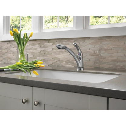 Delta Signature Single Handle Pull-out Kitchen Faucet