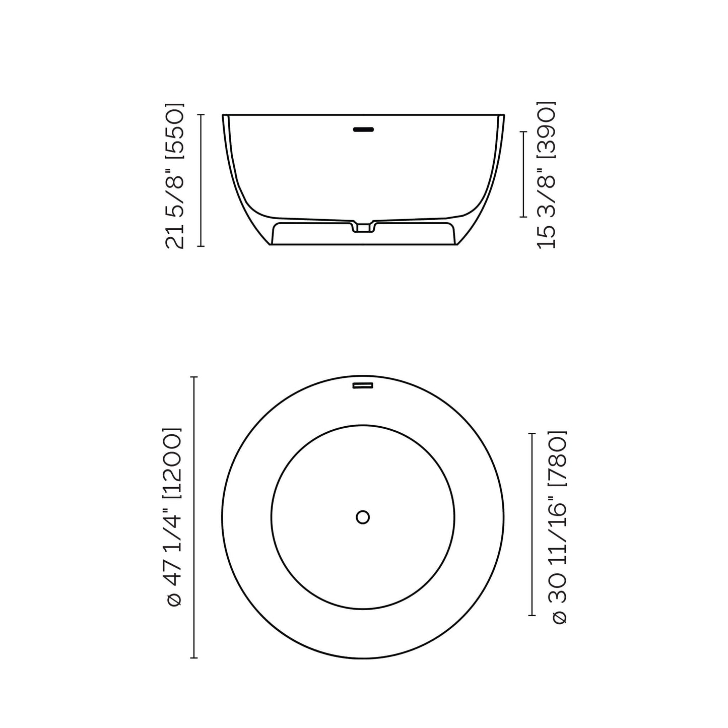 StoneTouch Centerpiece Bathtub