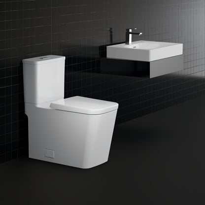 Grohe Eurocube Two-piece Dual Flush Right Height Elongated Toilet With Seat