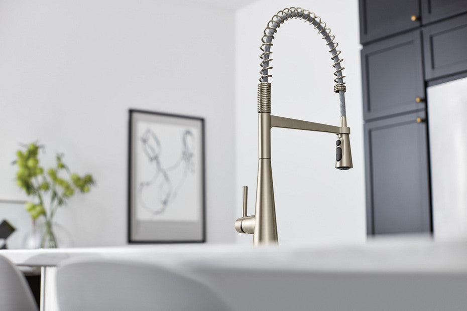 Moen Sleek Spot Resist Stainless One-Handle Pulldown Kitchen Faucet