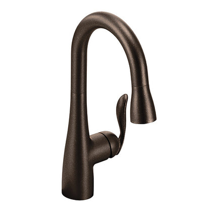 Moen Arbor Oil Rubbed Bronze One-Handle High Arc Pulldown Bar Faucet