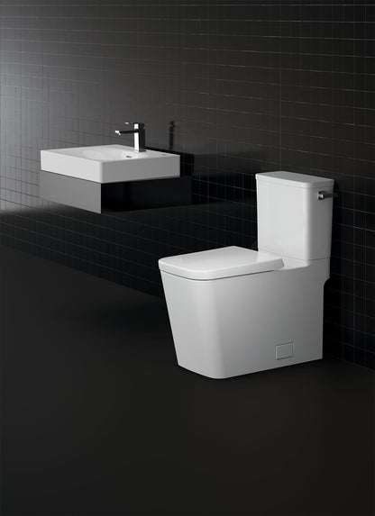 Grohe Eurocube Two-piece Right Height Elongated Toilet With Seat, Right-hand Trip Lever