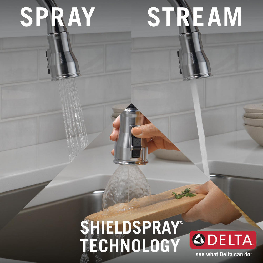 Delta Broderick Single Handle Pull-down Kitchen Faucet