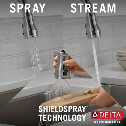 Delta Broderick Single Handle Pull-down Kitchen Faucet