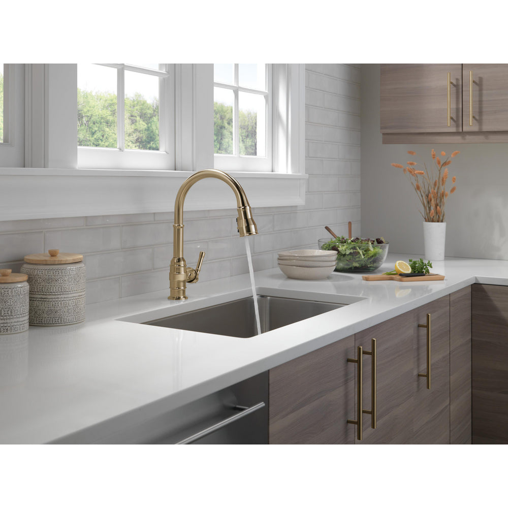Delta Broderick Single Handle Pull-down Kitchen Faucet