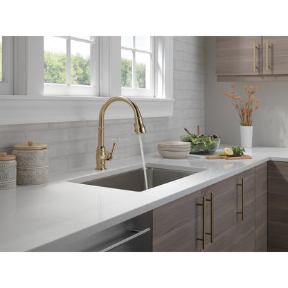 Delta Broderick Single Handle Pull-down Kitchen Faucet