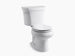 Kohler Wellworth Two-piece Round-front 1.28 Gpf Toilet With Tank Cover Locks and 14