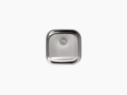 Kohler Undertone 19-5/8" X 19-5/8" X 9-3/4" Undermount Single-bowl Extra-large Kitchen Sink Sink