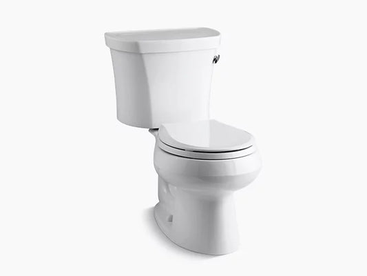 Kohler Wellworth Two-piece Round-front 1.28 Gpf Toilet With Right-hand Trip Lever and 14" Rough-in  (Right hand Lever)