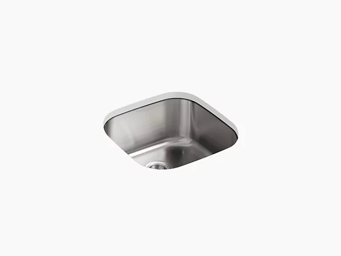 Kohler Undertone 19-5/8" X 19-5/8" X 9-3/4" Undermount Single-bowl Extra-large Kitchen Sink Sink
