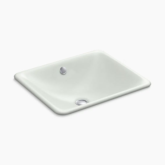 Kohler Iron Plains 18-1/2" Rectangular Drop-in/undermount Bathroom Sink