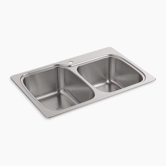 Kohler Verse 33" Top/ Undermount Double-Bowl Kitchen Sink