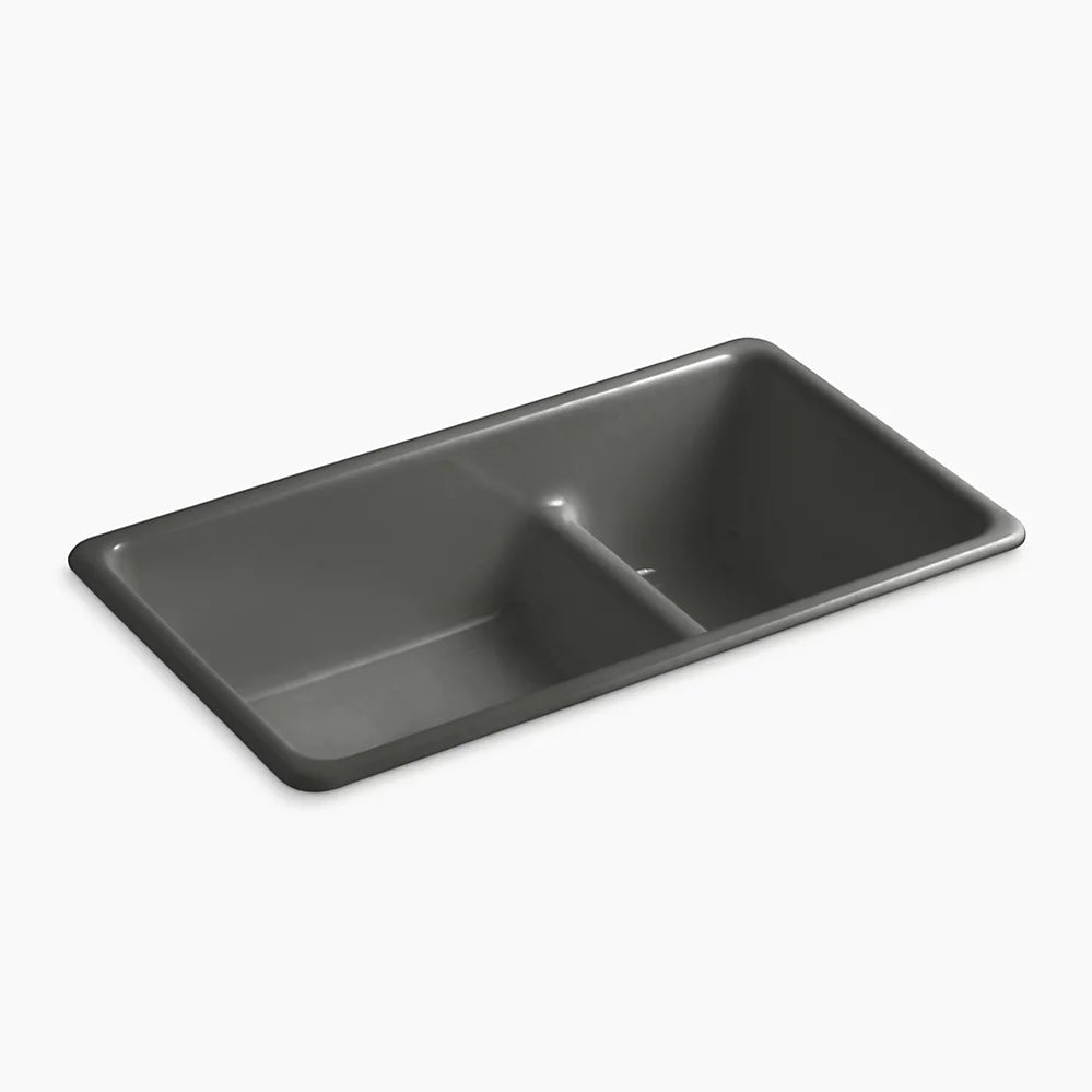 Kohler Iron/tones Smart Divide 33" Top-/undermount Double-bowl Kitchen Sink