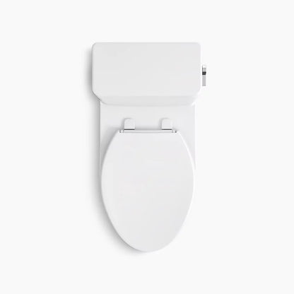 Kohler Reach One-Piece Compact Elongated Toilet With Skirted Trapway 1.28GPF