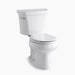 Kohler Wellworth Two-piece Round-front Toilet, 1.28 Gpf