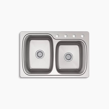 Kohler Verse 33" Top/ Undermount Double-Bowl Kitchen Sink