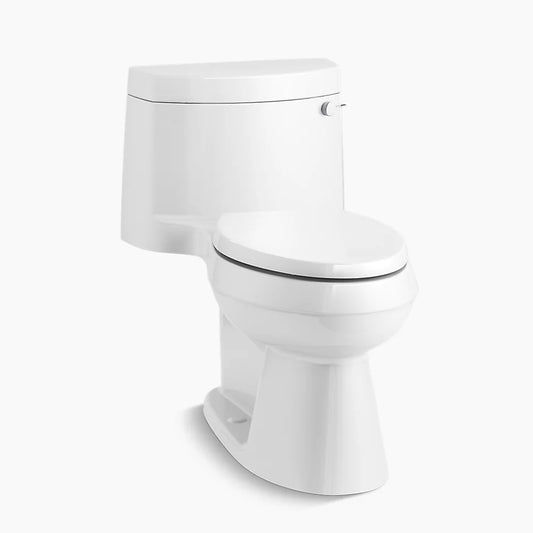 Kohler Cimarron One-piece elongated toilet with concealed trapway, 1.28 gpf  (Right hand Lever)