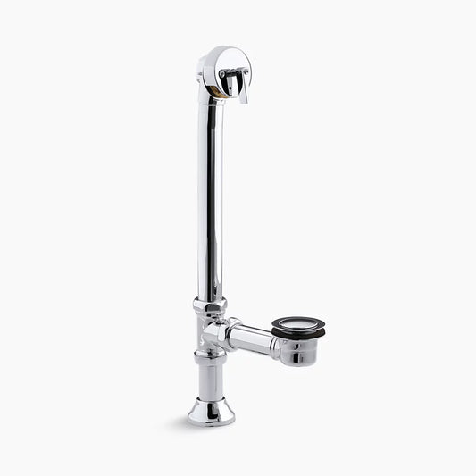 Kohler Iron Works Decorative 1-1/2" Adjustable Pop-Up Bath Drain For 5' Whirlpool With Tailpiece