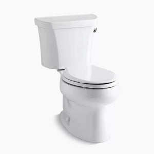 Kohler Wellworth Two-piece elongated toilet, 1.28 gpf