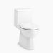 Kohler Reach One-Piece Compact Elongated Toilet With Skirted Trapway 1.28GPF