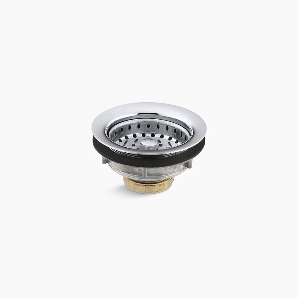 Kohler Stainless Steel Sink Drain and Strainer For 3-1/2" to 4" Outlet