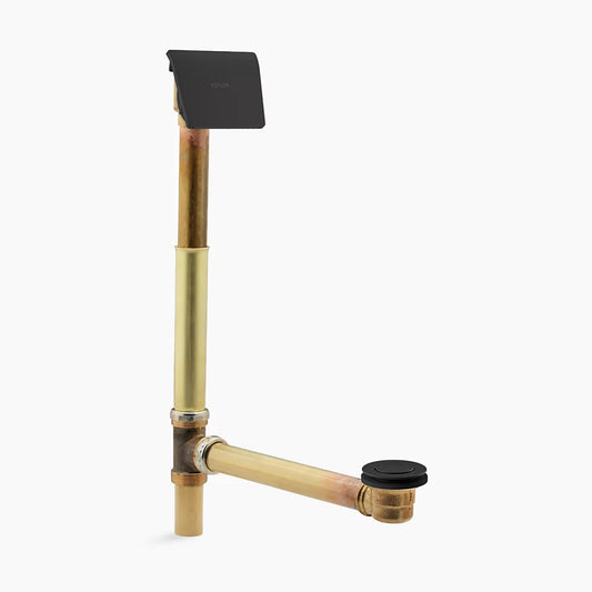 Kohler Tea-For-Two 1-1/2" Contoured Pop-Up Drain and Overflow For Above or Through The Floor Installation