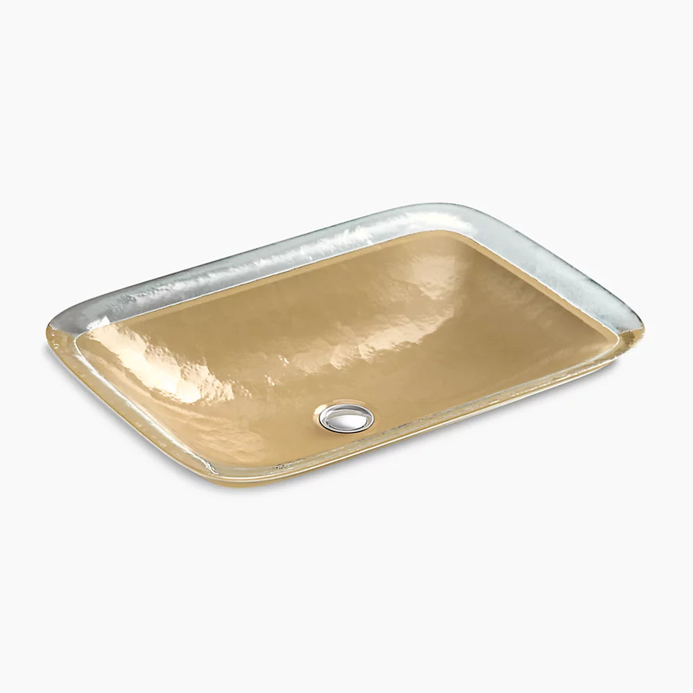 Kohler Inia 20-3/4" Rectangular Drop-in Bathroom Sink Without Overflow - Opaque Sandalwood