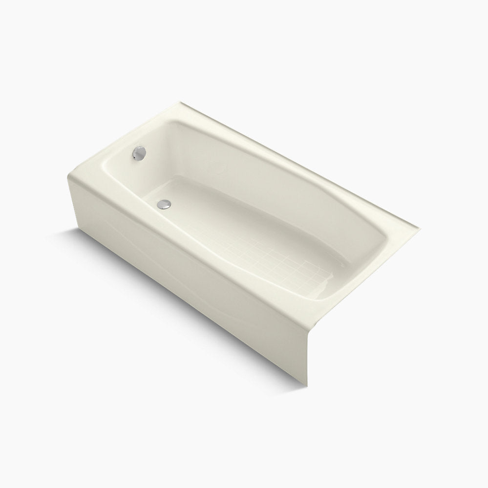 Kohler Villager 60" X 30-1/4" Alcove Bath, Left Drain