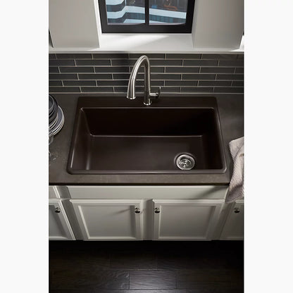 Kohler Kennon 33" Top/ Undermount Single-Bowl Kitchen Sink