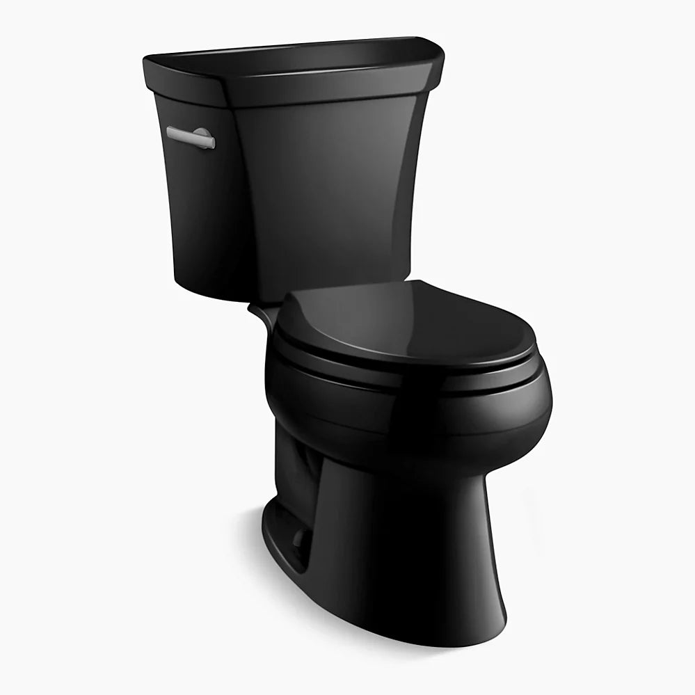 Kohler Wellworth Two-piece Elongated Toilet, 1.28 Gpf ( (Tank contains protective lining))