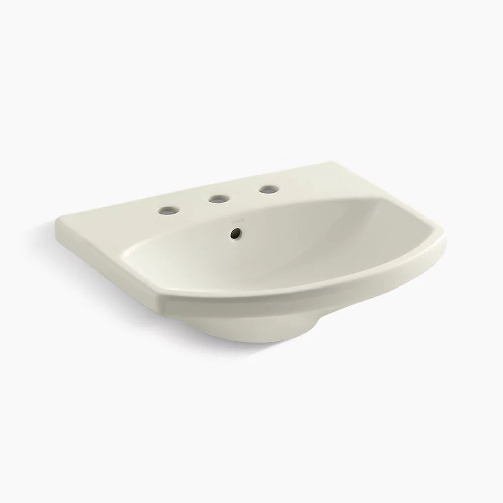 Kohler Cimarron 22-3/4" Rectangular Pedestal Bathroom Sink