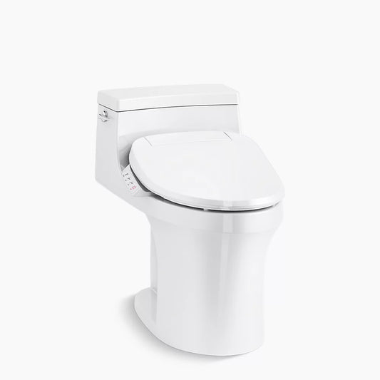 Kohler San Souci Hidden Cord One-piece Compact Elongated Toilet With Concealed Trapway, 1.28 Gpf Toilet
