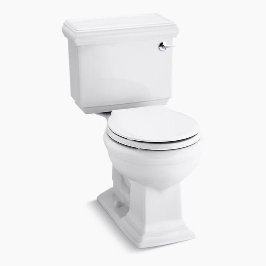 Kohler Memoirs Classic Two-piece Round-front Toilet, 1.28 Gpf (Right hand Lever)