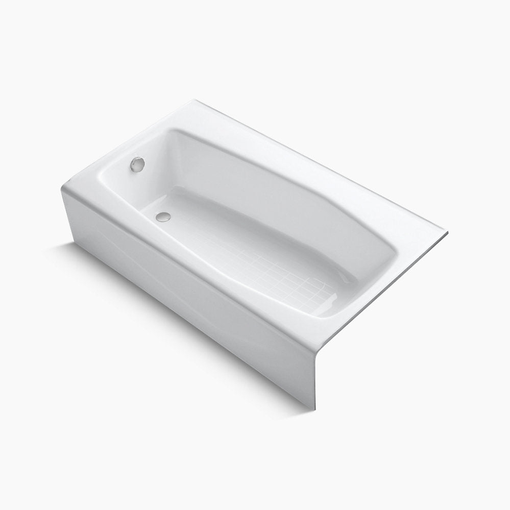 Kohler Villager 60" X 34-1/4" Alcove Bath, Left Drain