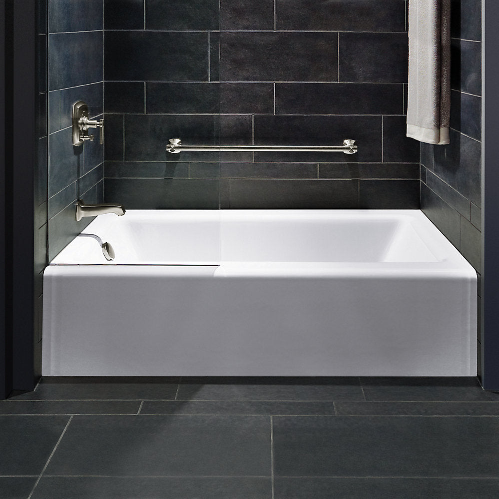 Memoirs Bellwether 60" X 32" Alcove Bath, Left Drain