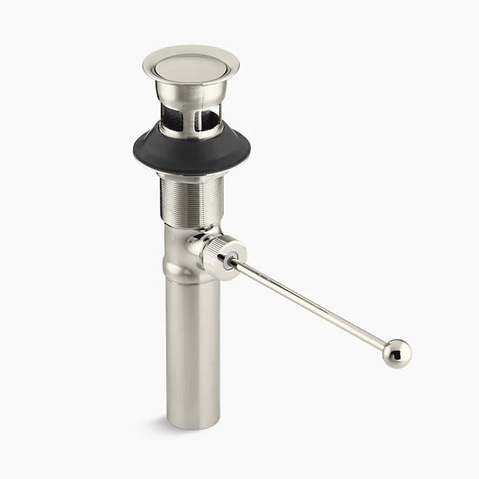 Kohler Premier Pop-Up Drain Exposed With Overflow